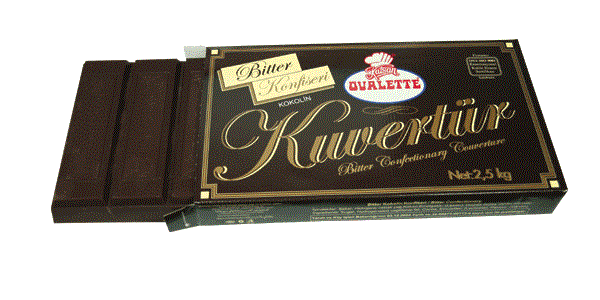 OVALETTE KUVERTÜR KONFİSERİ BİTTER 2,5 KG.